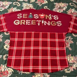 Disney Holiday “SEASONS GREETINGS” high quality Spirit Jersey size XL